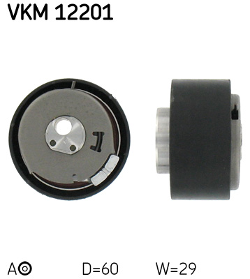Натяжной ролик, ремень ГРМ - VKM 12201 SKF